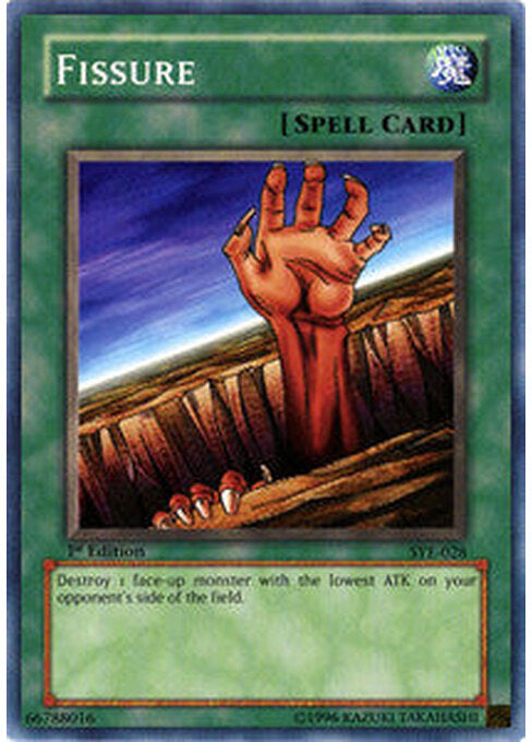 Fissure — Starter Deck: Yugi Evolution (SYE-028) Yu-Gi-Oh! card Image principale du produit