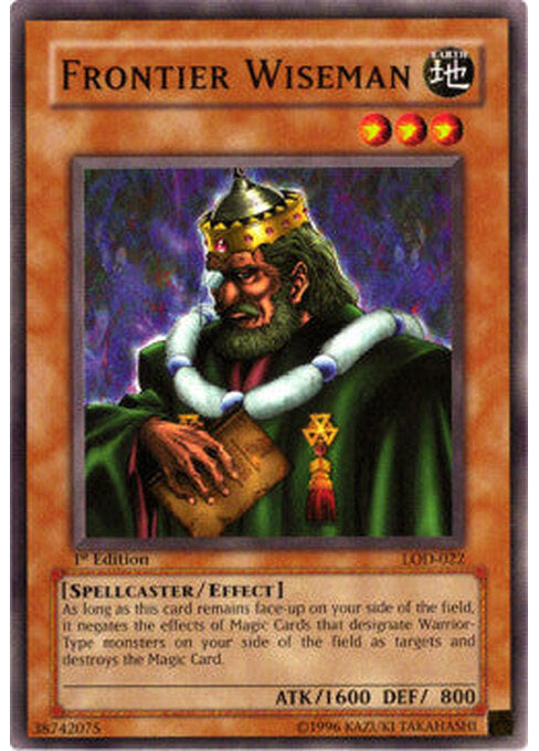 Frontier Wiseman — Legacy of Darkness (LOD-022) Yu-Gi-Oh! card Hauptbild