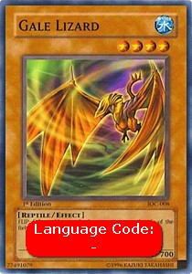 Gale Lizard (V.1 - Common) - Invasion of Chaos (Common) [IOC-008] Immagine principale del prodotto