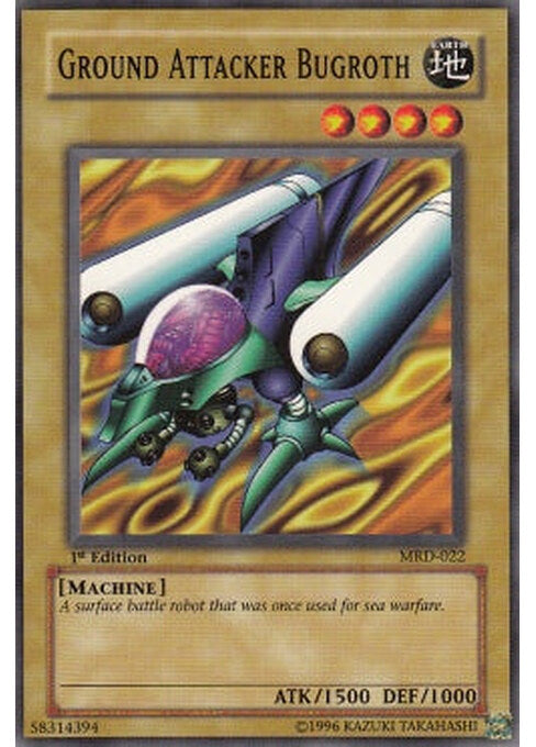 Ground Attacker Bugroth — Metal Raiders (MRD-022) Yu-Gi-Oh! card Immagine principale del prodotto