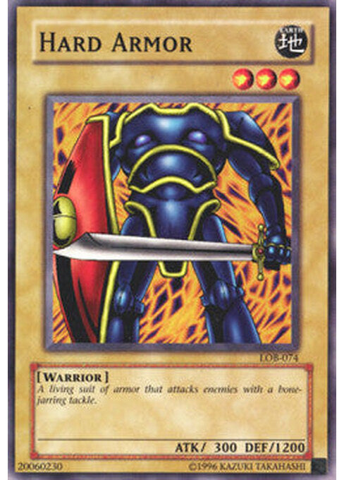 Hard Armor — Legend of Blue Eyes White Dragon (LOB-074) Yu-Gi-Oh! card Immagine principale del prodotto