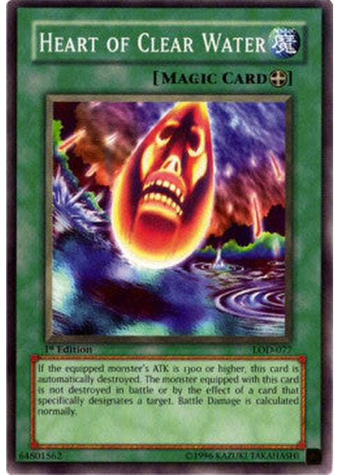 Heart of Clear Water — Legacy of Darkness (LOD-077) Yu-Gi-Oh! card Immagine principale del prodotto