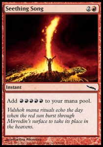 Seething Song - Mirrodin (Common) [MRD-104] Hoofdafbeelding