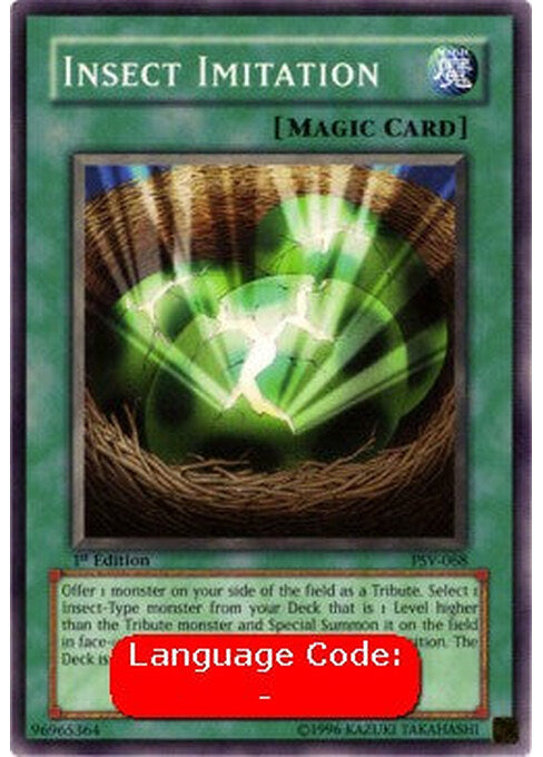 Insect Imitation — Pharaoh's Servant (PSV-068) Yu-Gi-Oh! card Immagine principale del prodotto