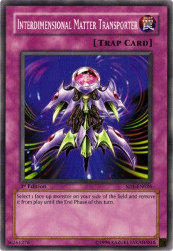 Interdimensional Matter Transporter - Structure Deck: Dragon's Roar (Common) [SD1-026] Hover Image