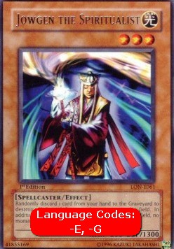 Jowgen the Spiritualist (V.1 - Rare) - Labyrinth of Nightmare (Rare) [LON-061] Main image