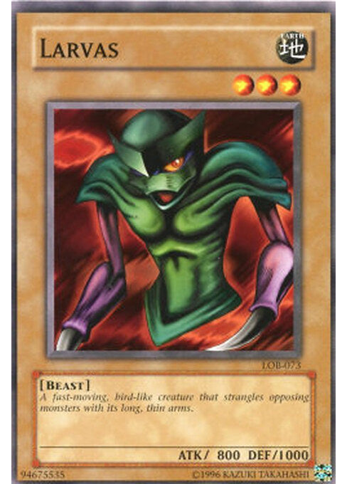 Larvas — Legend of Blue Eyes White Dragon (LOB-073) Yu-Gi-Oh! card Main image