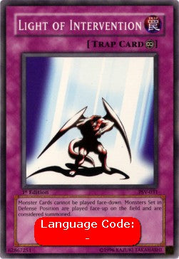 Light of Intervention (V.2 - Common) - Pharaoh's Servant (Common) [PSV-031] Imagen principal del producto