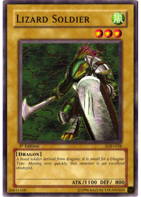 Lizard Soldier — Legacy of Darkness (LOD-038) Yu-Gi-Oh! card Image principale du produit