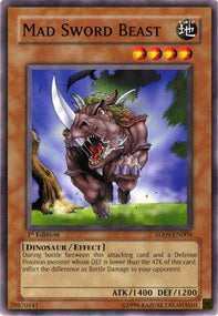Mad Sword Beast - Starter Deck: Kaiba Evolution (Common) [SKE-022] Main image