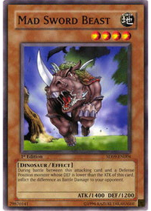 Mad Sword Beast — Starter Deck: Kaiba Evolution (SKE-022) Yu-Gi-Oh! card Imagen principal del producto