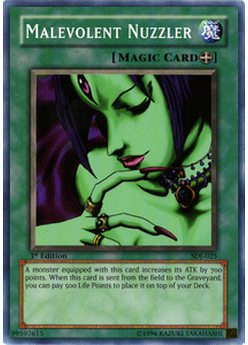 Malevolent Nuzzler — Starter Deck: Joey (SDJ-025) Yu-Gi-Oh! card Hoofdafbeelding