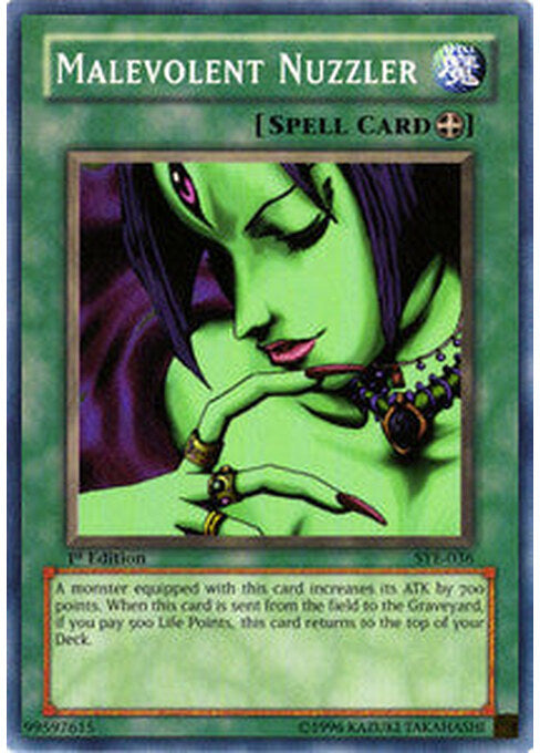 Malevolent Nuzzler — Starter Deck: Yugi Evolution (SYE-036) Yu-Gi-Oh! card Hoofdafbeelding
