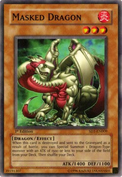 Masked Dragon - Structure Deck: Dragon's Roar (Common) [SD1-009] Hover Image