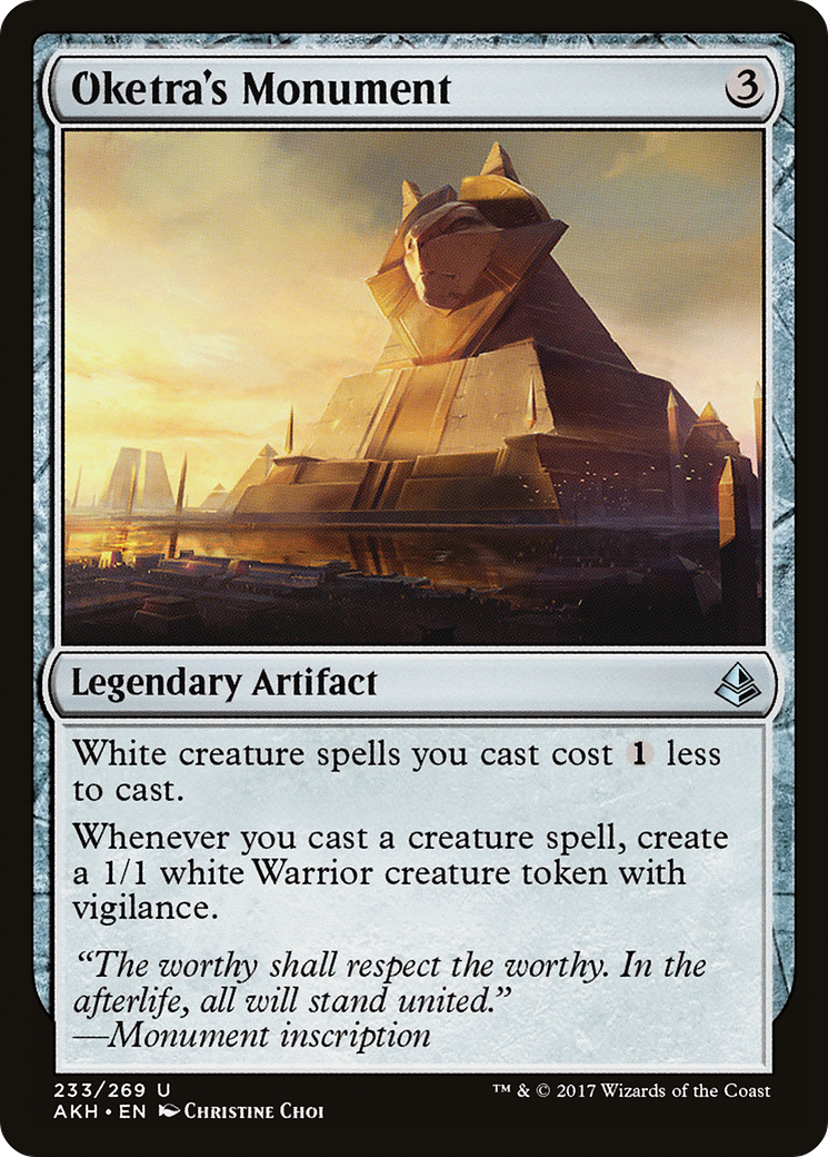 Oketra's Monument – Amonkhet 233 – Magic: The Gathering single card Hauptbild