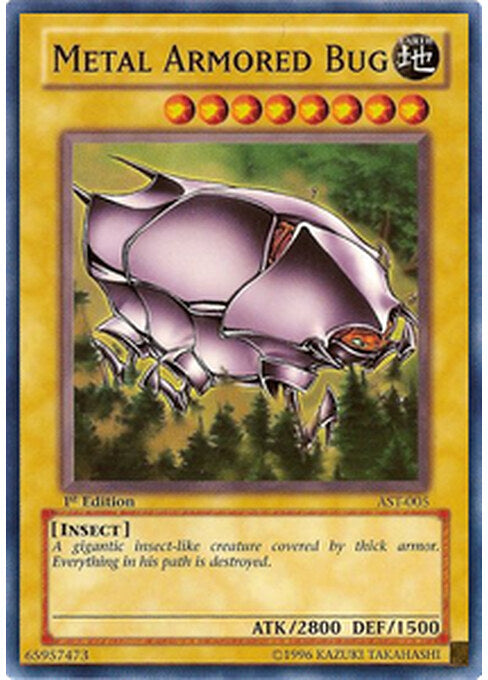 Metal Armored Bug — Ancient Sanctuary (AST-005) Yu-Gi-Oh! card Main image