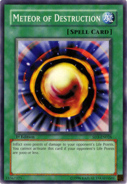 Meteor of Destruction - Structure Deck: Blaze of Destruction (Common) [SD3-026]