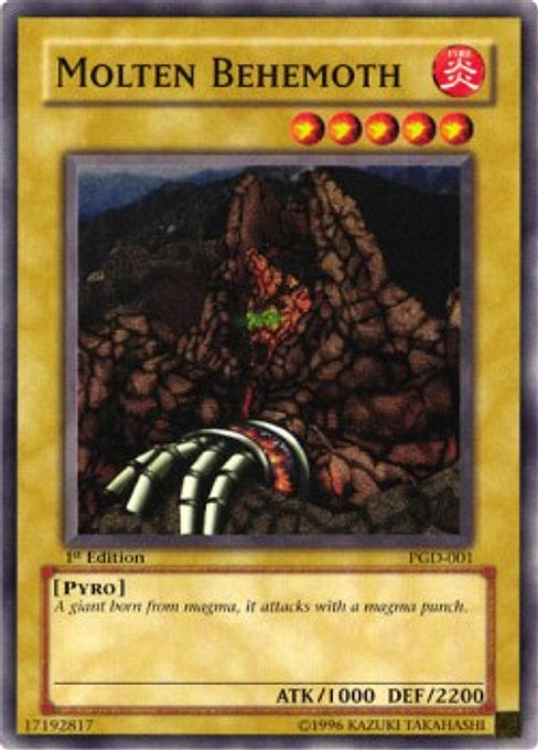 Molten Behemoth — Pharaonic Guardian (PGD-001) Yu-Gi-Oh! card Main image