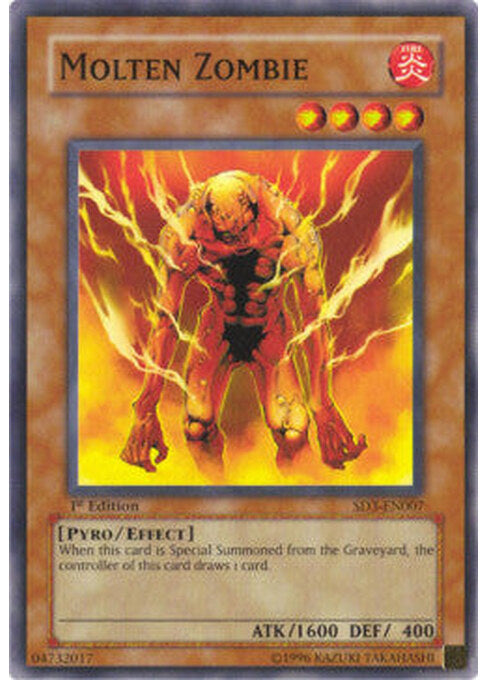 Molten Zombie — Structure Deck: Blaze of Destruction (SD3-007) Yu-Gi-Oh! card Main image