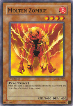 Molten Zombie - Structure Deck: Blaze of Destruction (Common) [SD3-007] Hover Image