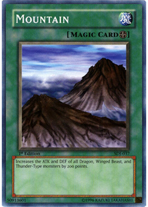 Mountain — Starter Deck: Joey (SDJ-037) Yu-Gi-Oh! card Main image