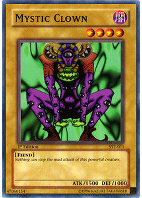 Mystic Clown — Starter Deck: Yugi Evolution (SYE-011) Yu-Gi-Oh! card Main image