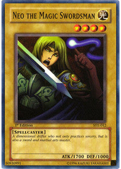 Neo the Magic Swordsman — Starter Deck: Yugi Evolution (SYE-012) Yu-Gi-Oh! card Main image