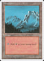 Magic-kaart Mountain 4ED-374 uit Fourth Edition (Land)