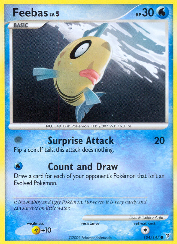 Feebas Lv.5 – Supreme Victors 104 – Pokémon TCG single card Image principale du produit