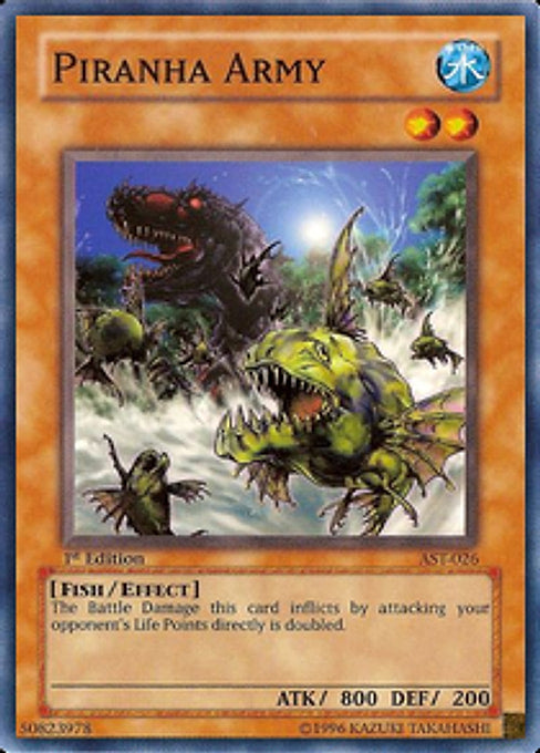 Piranha Army — Ancient Sanctuary (AST-026) Yu-Gi-Oh! card Immagine principale del prodotto