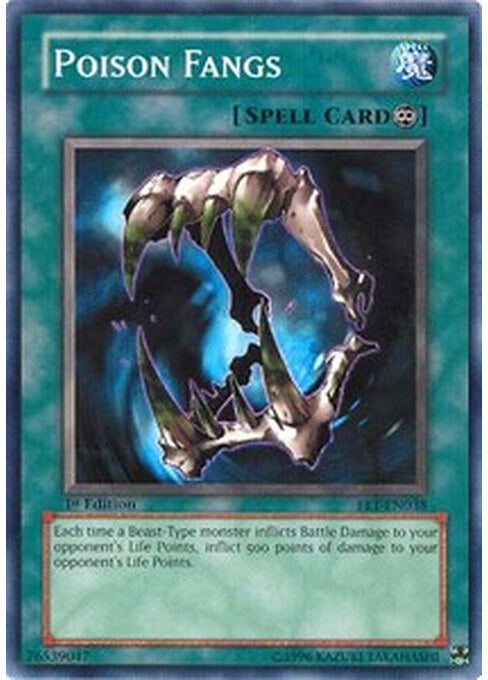 Poison Fangs — Flaming Eternity (FET-038) Yu-Gi-Oh! card Immagine principale del prodotto
