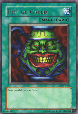 Pot of Greed (V.2 - Rare) - Legend of Blue Eyes White Dragon (Rare) [LOB-119] Hoofdafbeelding