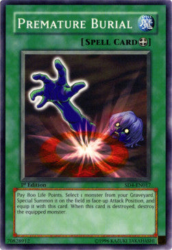 Premature Burial - Structure Deck: Fury From The Deep (Common) [SD4-017]