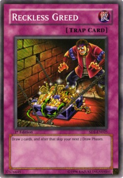 Reckless Greed - Structure Deck: Dragon's Roar (Common) [SD1-025] Main image