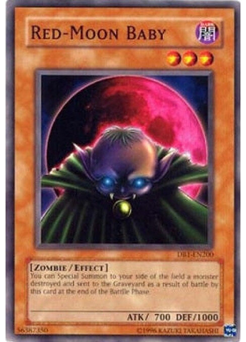 Red-Moon Baby — Dark Beginning 1 (DB1-200) Yu-Gi-Oh! card Hauptbild