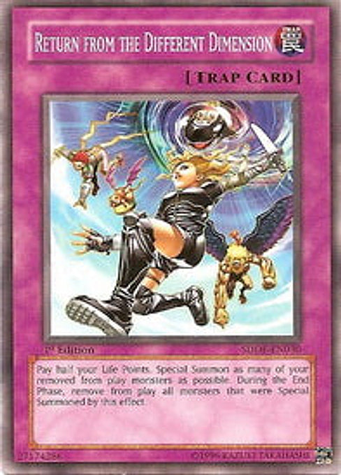 Return from the Different Dimension — Exclusive Pack 1 (EP1-008) Yu-Gi-Oh! card Hoofdafbeelding
