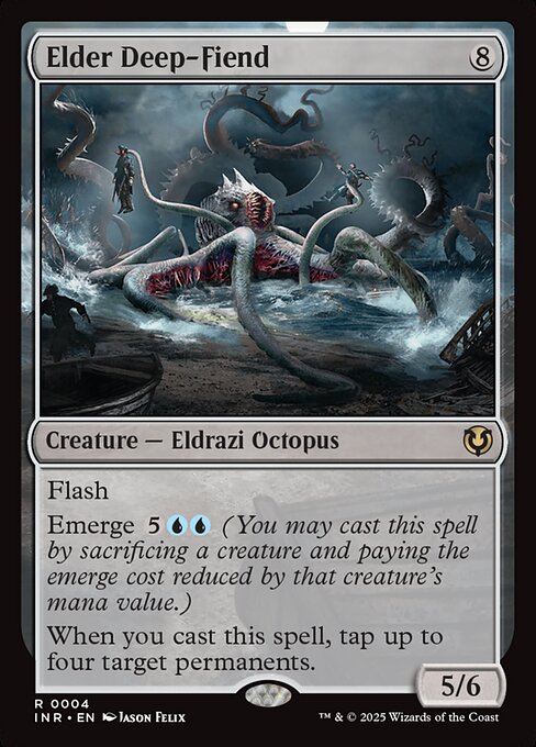 Elder Deep-Fiend – Innistrad Remastered (INR-4) Magic: The Gathering card