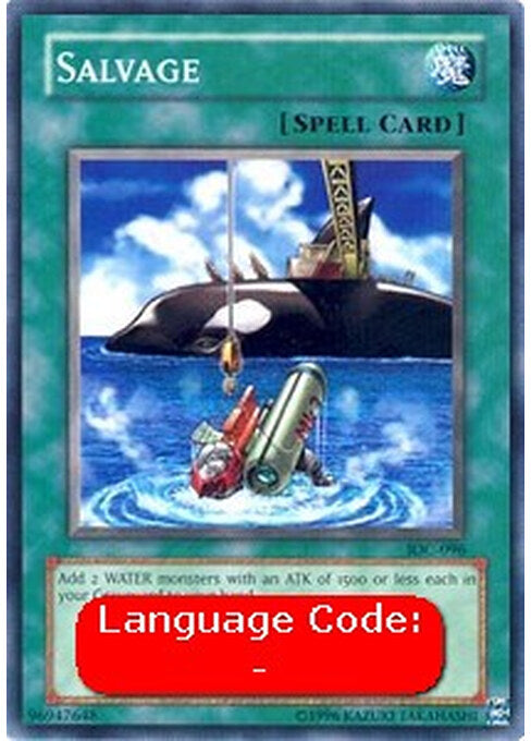 Salvage — Invasion of Chaos (IOC-096) Yu-Gi-Oh! card Hauptbild