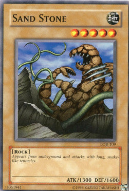 Sand Stone (V.2 - Common) - Legend of Blue Eyes White Dragon (Common) [LOB-109] Hoofdafbeelding