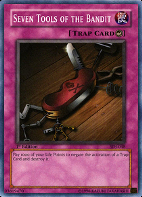 Seven Tools of the Bandit — Starter Deck: Joey (SDJ-048) Yu-Gi-Oh! card Hauptbild