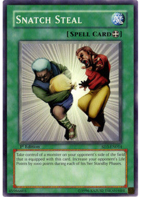 Snatch Steal — Structure Deck: Blaze of Destruction (SD3-014) Yu-Gi-Oh! card Hoofdafbeelding