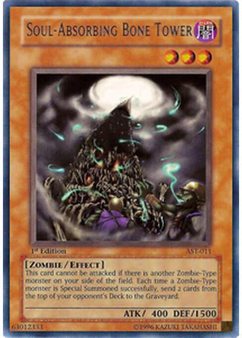Soul-Absorbing Bone Tower — Ancient Sanctuary (AST-011) Yu-Gi-Oh! card Immagine principale del prodotto