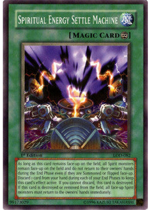 Spiritual Energy Settle Machine — Legacy of Darkness (LOD-082) Yu-Gi-Oh! card Hauptbild