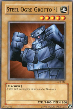 Steel Ogre Grotto #1 (V.2 - Common) - Legend of Blue Eyes White Dragon (Common) [LOB-112] Hoofdafbeelding