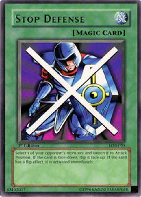 Stop Defense — Starter Deck: Pegasus (SDP-031) Yu-Gi-Oh! card Imagen principal del producto