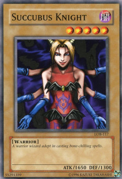 Succubus Knight (V.2 - Common) - Legend of Blue Eyes White Dragon (Common) [LOB-117] Hoofdafbeelding
