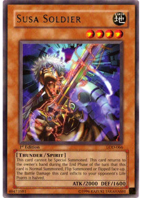 Susa Soldier — Legacy of Darkness (LOD-066) Yu-Gi-Oh! card Hauptbild