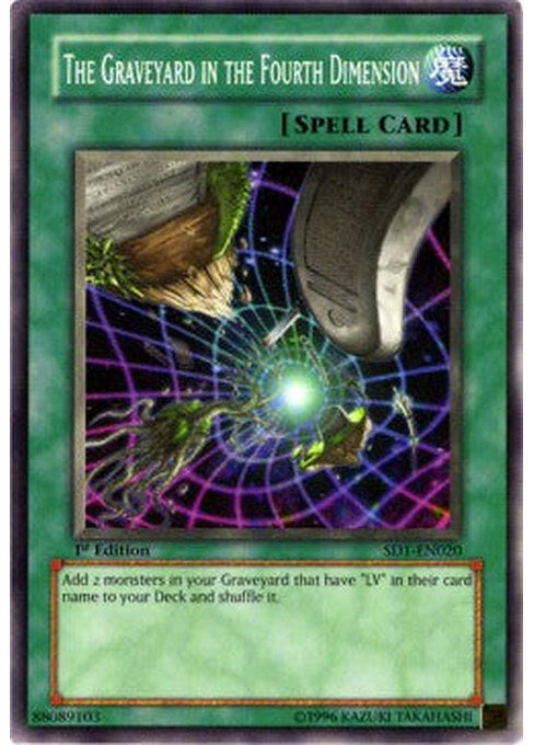 The Graveyard in the Fourth Dimension — Structure Deck: Dragon's Roar (SD1-020) Yu-Gi-Oh! card Hoofdafbeelding