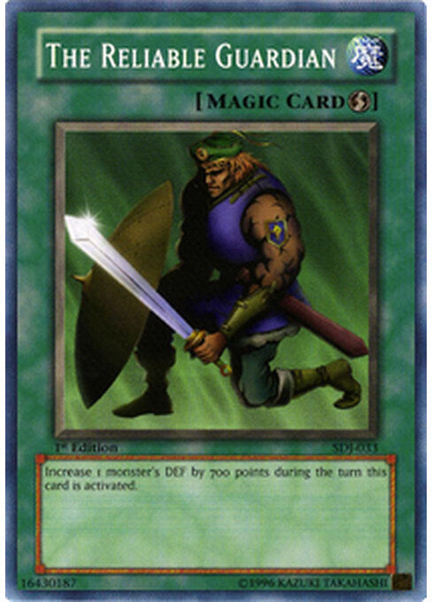 The Reliable Guardian — Starter Deck: Joey (SDJ-033) Yu-Gi-Oh! card Hauptbild