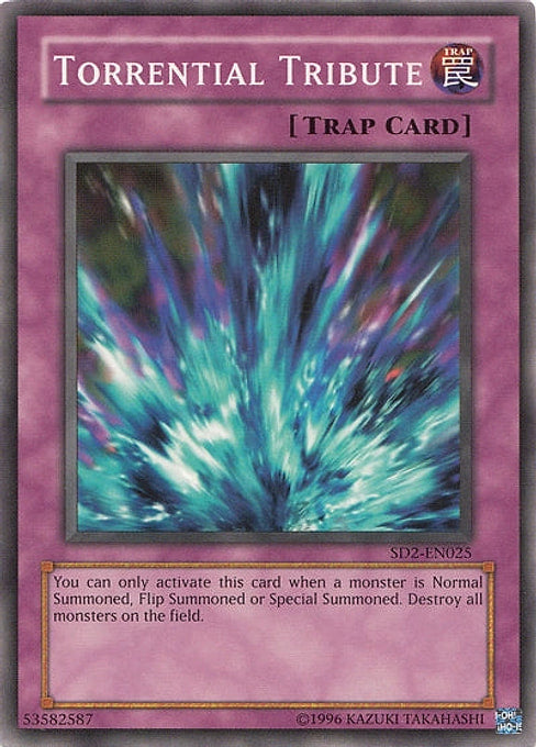 Torrential Tribute — Structure Deck: Zombie Madness (SD2-025) Yu-Gi-Oh! card Main image